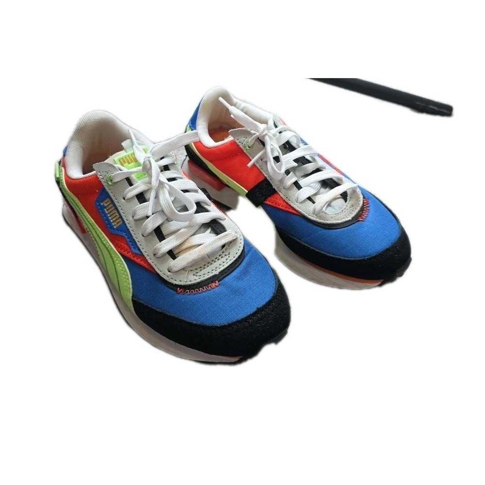 PUMA Future Rider Play On‎ Youth Size 5 multicolor  Retro Sneakers 388584-02